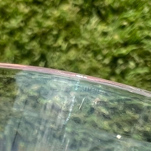 Ralph Lauren Glen Plaid Highball Heavy Bottom Glass 6 1/4” Signed Replacement - Picture 11 of 12